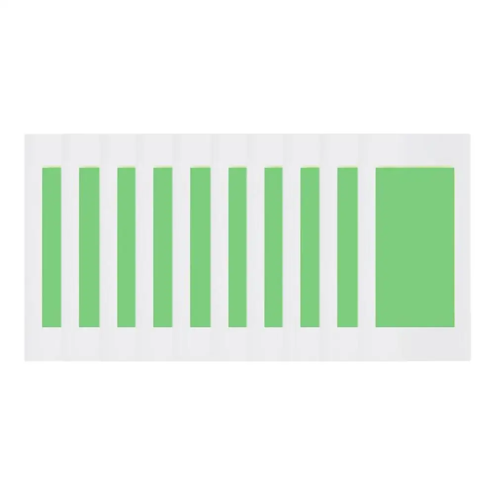 10 листов восковые полоски для удаления волос безболезненная подмышка губы ног