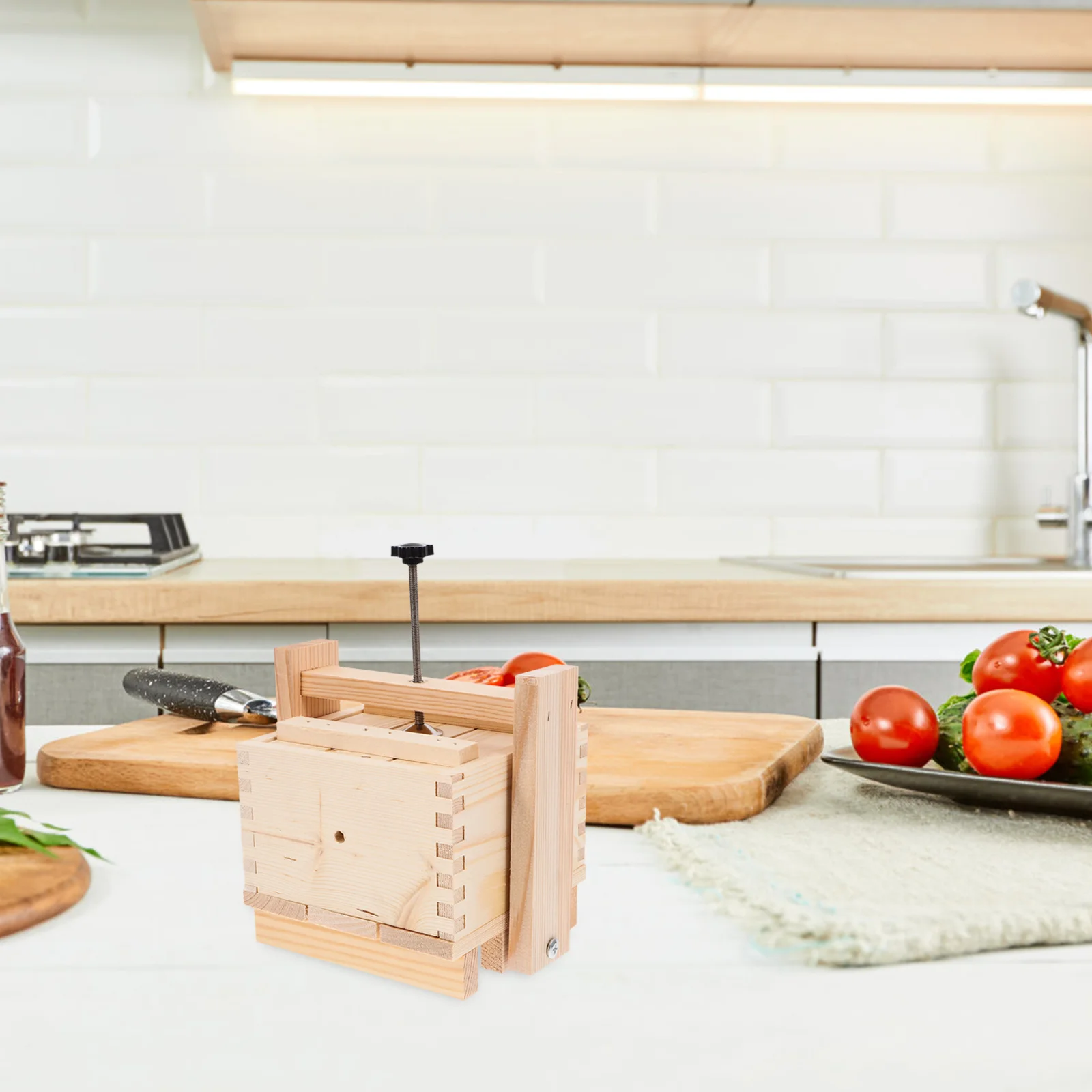 Пресс для приготовления тофу пресс домашнего изготовления деревянная форма