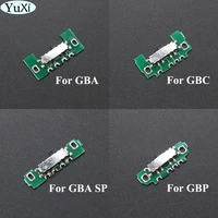 yuxi 1pcs power switch on off buttons with pcb board replacement for gba gbc gbp gba sp game console