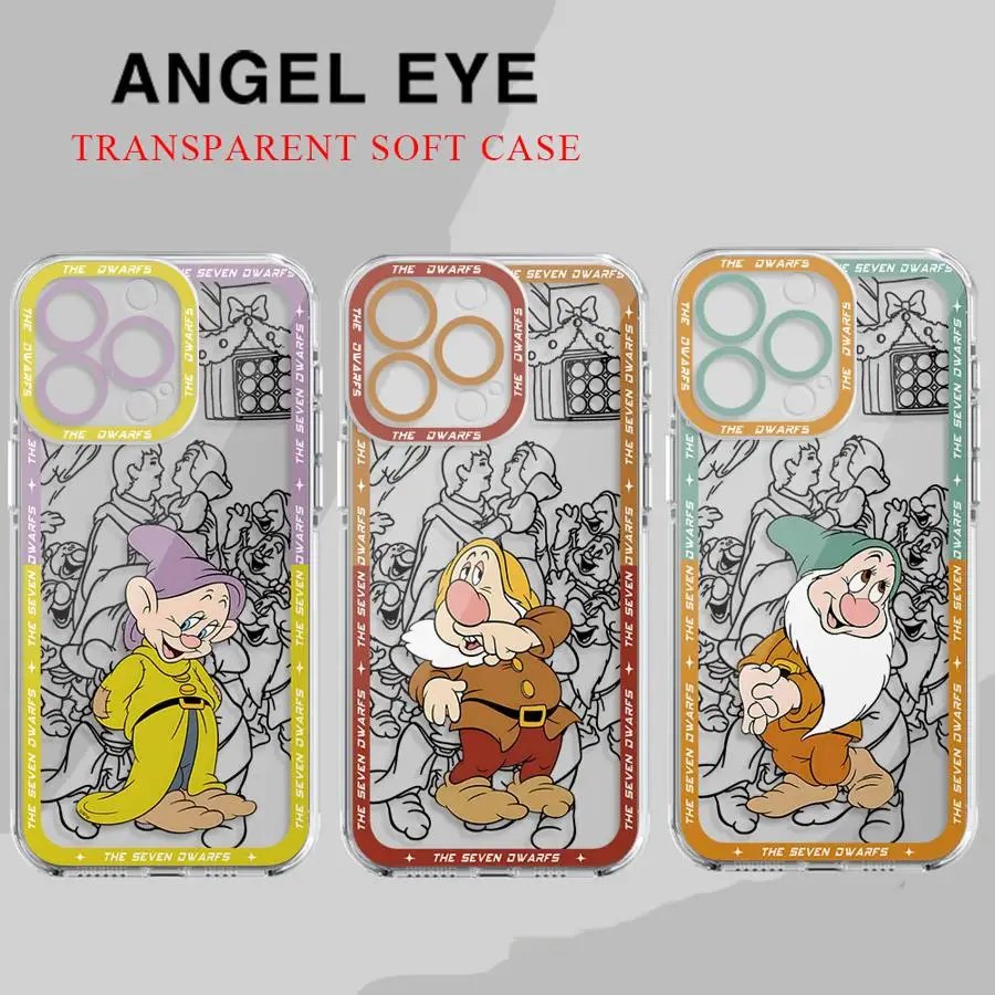 Snow White And The Seven Dwarfs Phone Case for Xiaomi Redmi Note 13 12 Pro Plus 5G 11 12S 11S 9S 10 10S 9 4G Soft Cover