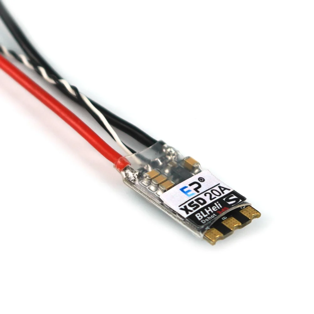 

DYS EP XSD 20A XSD20A ESC 3-4S BLheli_S Brushless Support Dshot600 Dshot300 for FPV Racing Quadcopter Solder Version