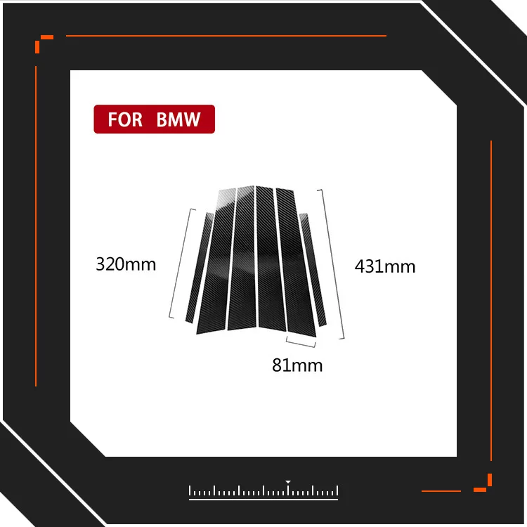 

Подходит для BMW New 3-Series E90 5-series gt13 три отсека x1x3x5x6 модифицированный углеродное волокно B-pillar center pillar