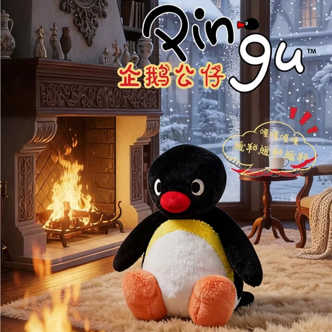 Фото Аутентичная милая плюшевая игрушка-пингвин 12-30 см, подушка для сна, подарок для девочек, лучшие друзья, подарок на день рождения, модель мягкого животного, игрушка №1