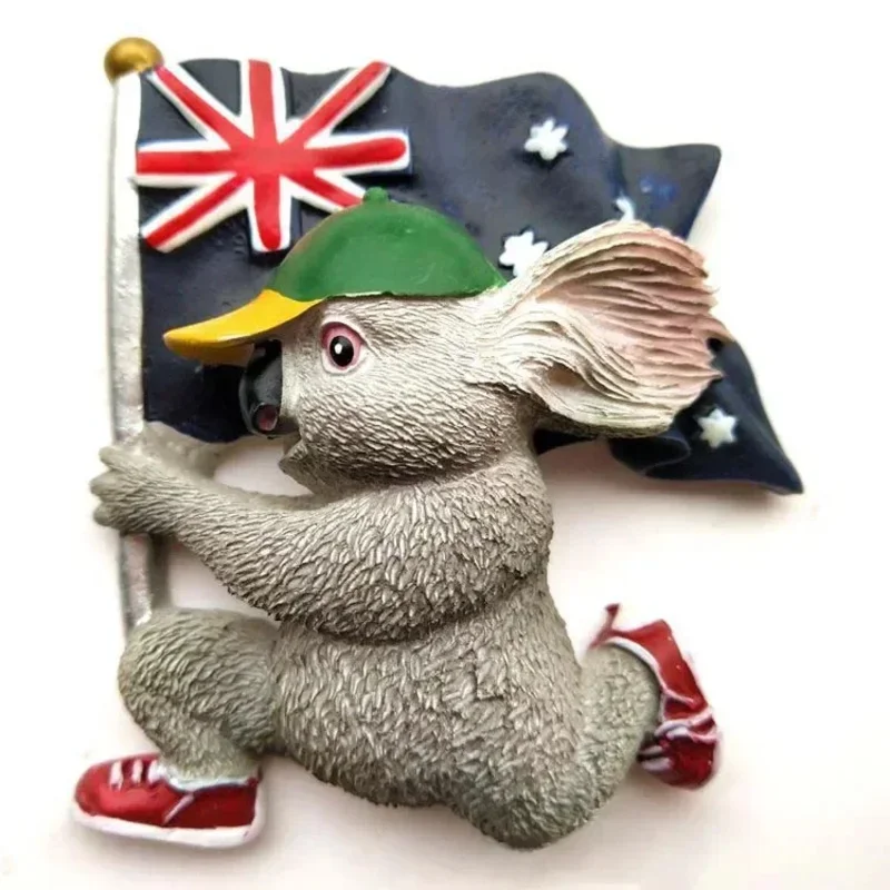 Австралийский магнит на холодильник Коала сувенир 3D магнитные наклейки из смолы