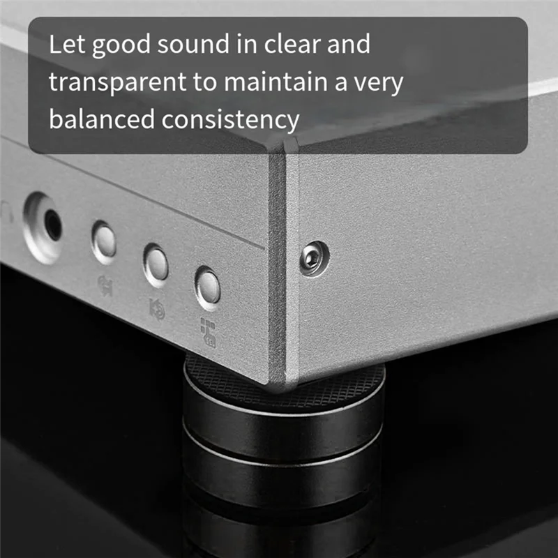 Фото Превосходный динамик Hi-Fi, амортизирующая подставка для ногтей, усилитель для ног, аудиотрубка, подставка для проигрывателя компакт-дисков, нескользящая амортизирующая подставка для ног №1