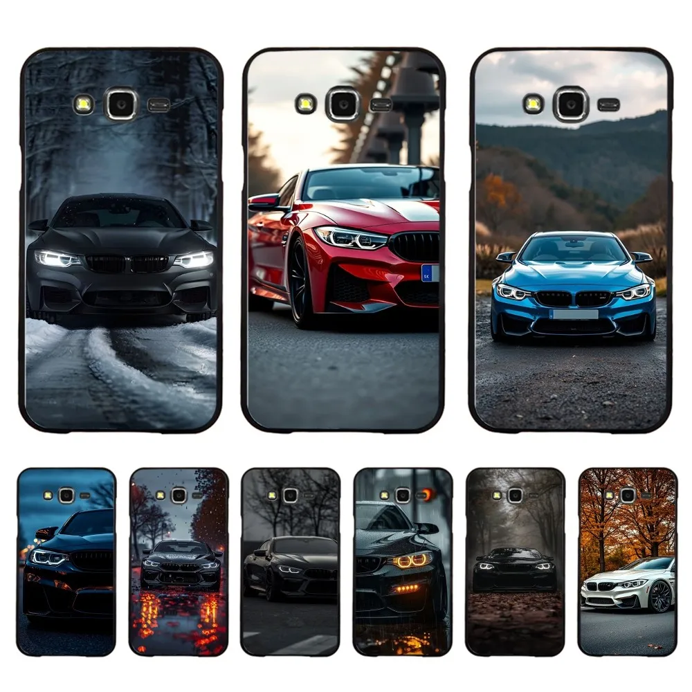 B-Blue Red Car Phone Case For Samsung J 7 Plus 7core J7 Neo J6 Prime J4 J5 Mobile Cover