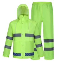 adults split raincoat reflective heavy duty waterproof raincoat jacket men overalls chubasquero hombre cycling raincoat eb5yy