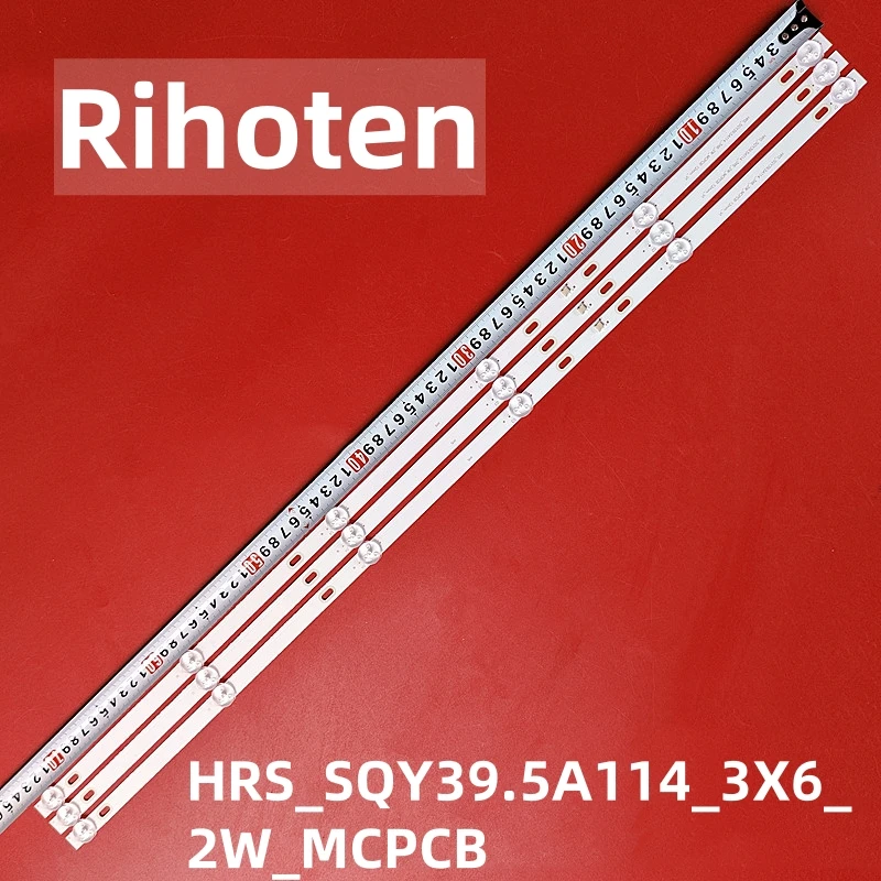

Светодиодная лента подсветки BBK 40LEM 1071FTS2C RCA RT4038 V400HJ6 PE1 AE0110478 3 шт