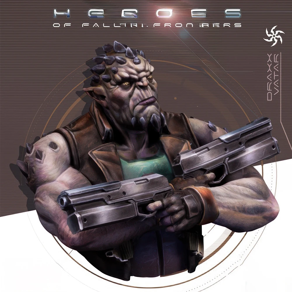 Фигурка-бюст из смолы, 112 DRAXX VATAR, GK, научно-фантастическая тематика, неразобранный и неокрашенный набор. (art.: 3920db5c4e043) - 3920db5c4e043