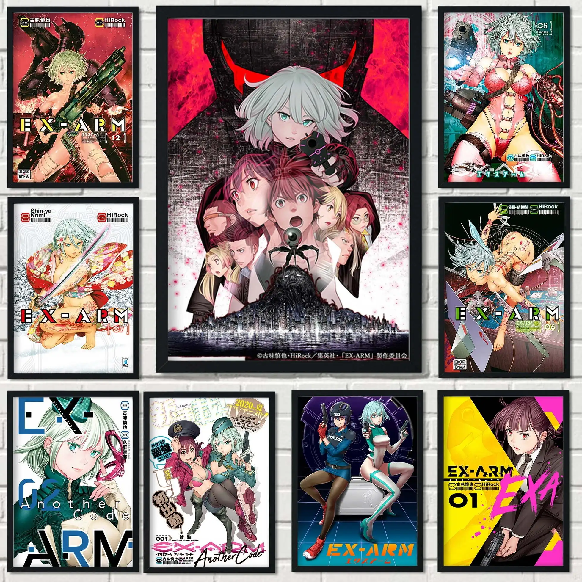 

Wall Art Home Decoration Anime Comics EX ARM Canvas Paintings Sexy Pictures HD Prints Modular Kawaii Bar Posters For Living Room