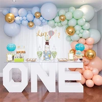 131pcs macaron blue balloon baby shower arch garland kit mint green orange balloon kids 1st birthday wedding party decorations