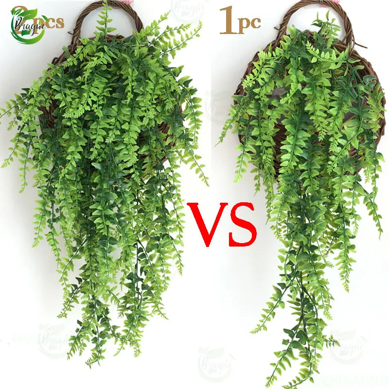 

Artificial Plant Vines Wall Hanging Simulation Rattan Leaves Branches Green Plant Ivy Leaf Home Wedding Decoration Plant-Fall