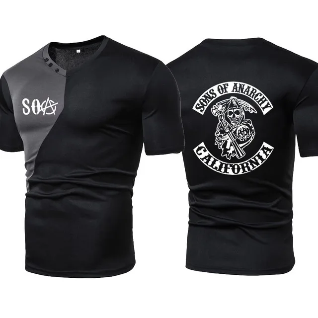 

Футболка мужская оверсайз с вырезом лодочкой, 100% хлопок, с принтом черепа