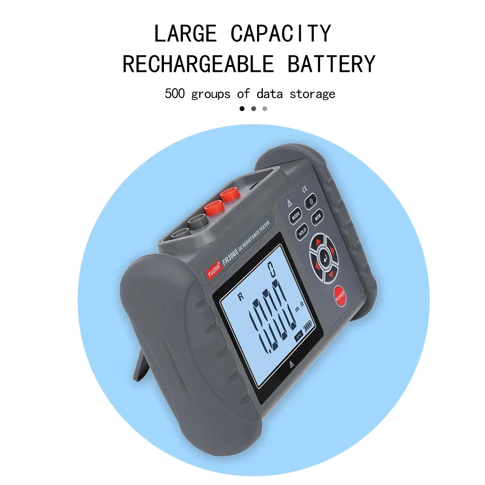 FR3060 Тестер низкого сопротивления постоянного тока четырехпроводной