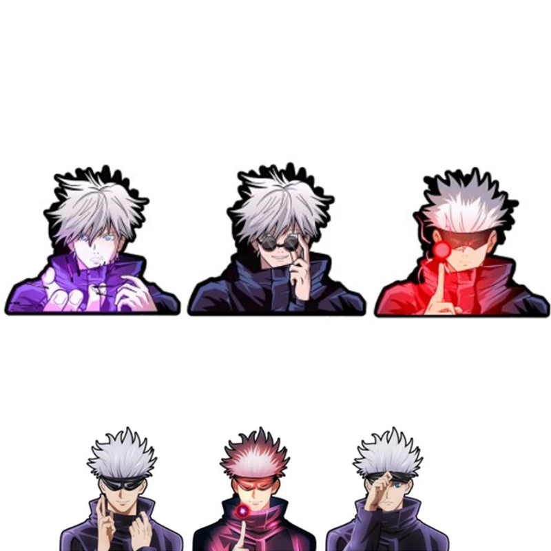 

20pcs/pack 3D Angle of View Jujutsu Kaisen Anime Graffiti Sticker for Skateboard Bike Helmet Luggage Motorcycle Waterproof Decal