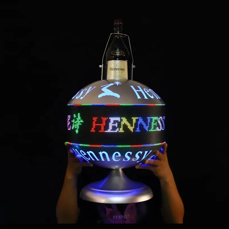 Приложение для ночного клуба цифровой экран прокрутка клетка в виде глобуса