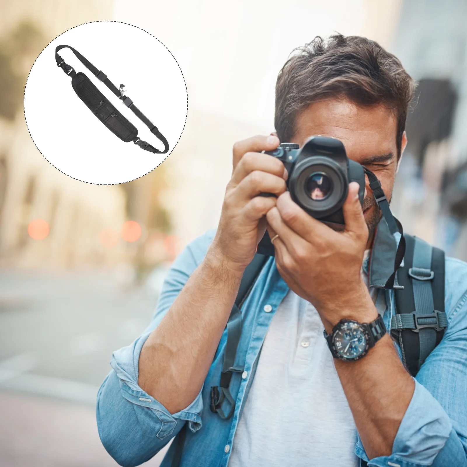 

Camera Strap Portable Adjustable Camera Strap Camera Shoulder Strap Camera Belt Camera Neck Belt