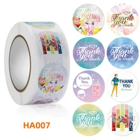 500pcs thank you so much sticker diy gift packaging seal label scrapbooking stationery decoration sticker