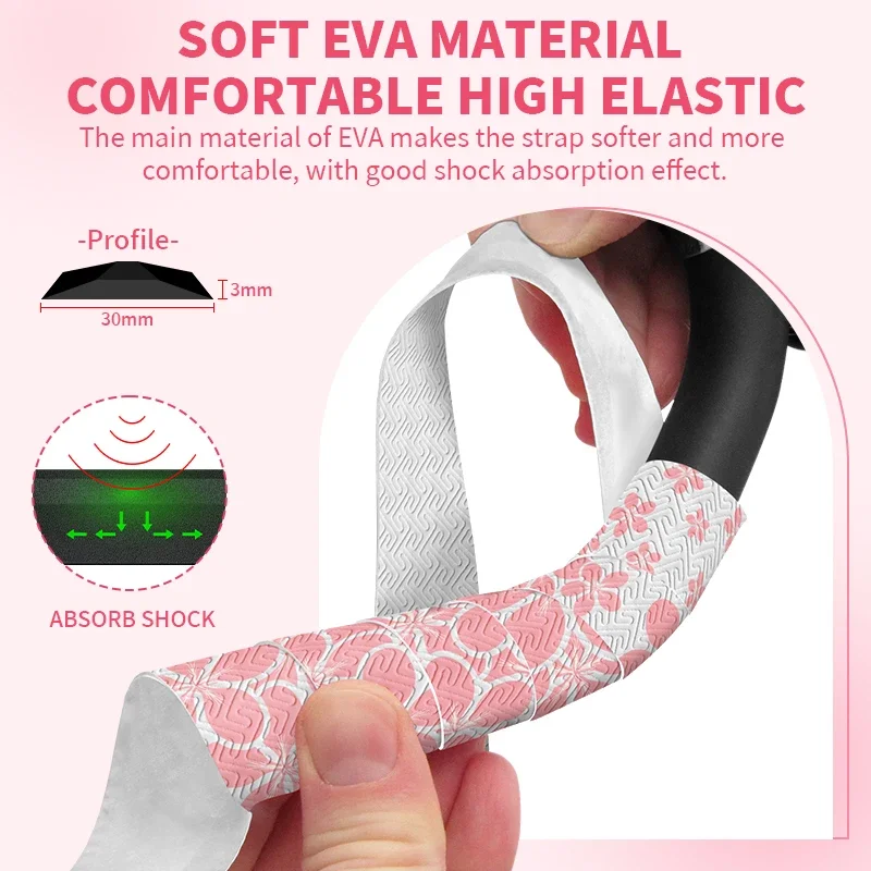 Лента для руля велосипеда BUCKLOS Bauhinia лента EVA + PU Нескользящая амортизирующая