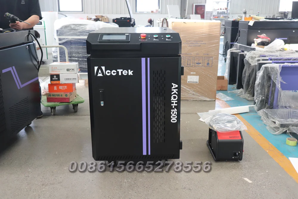 Новый дизайн 1500 Вт волоконно-лазерный сварщик очиститель и резак для