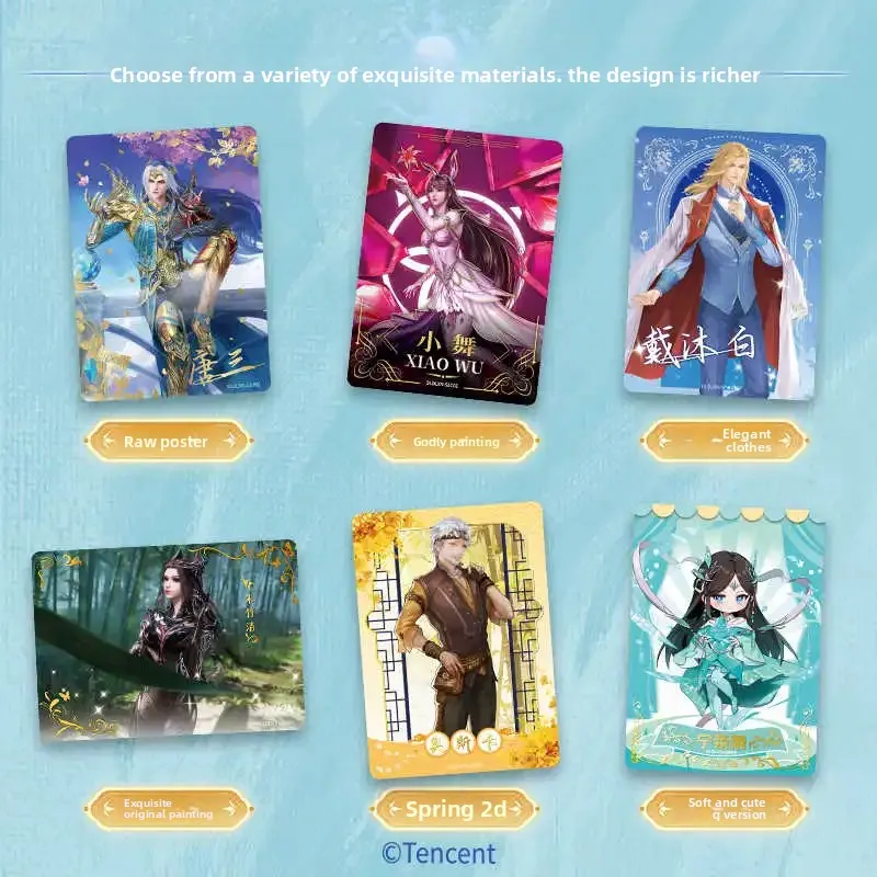 Фото Коллекционные карточки Card.fun Soul Land: Официальный набор Mystery Box к Празднику Весны – Редкие подарки на День рождения для мальчиков и девочек №3