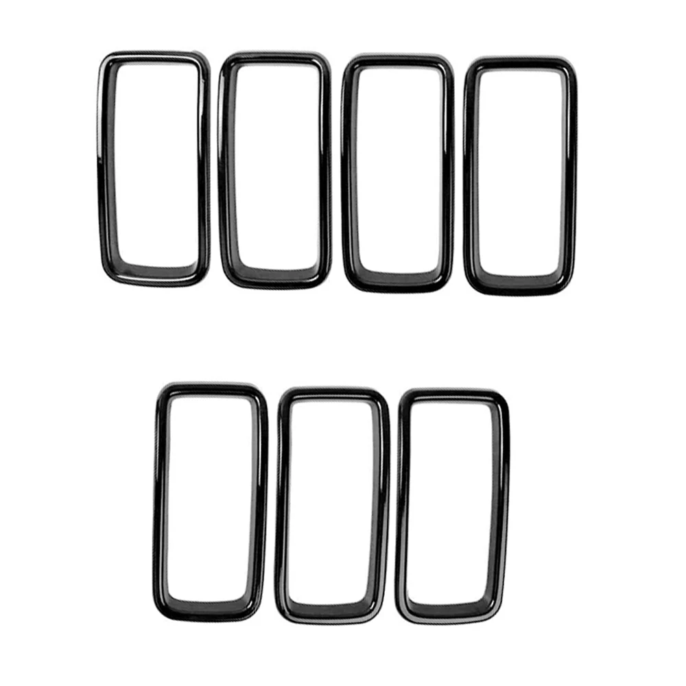 Передний бампер гоночная решетка вставка накладка кольцо крышка для Jeep Renegade