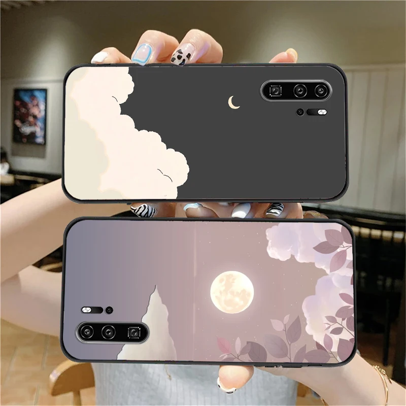 

Flower Astronaut Fashion Phone Cases For Huawei Honor P30 P40 Pro P30 Pro Honor 8X V9 10i 10X Lite 9A Funda Soft TPU Carcasa