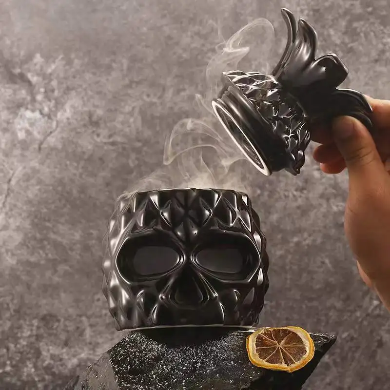 

Tiki Pineapple Dark Octopus Hawaii Style Molecular Cocktail Drinking Mug Bar Personality special Ceramic Wine Cup Bar Tool 450ml