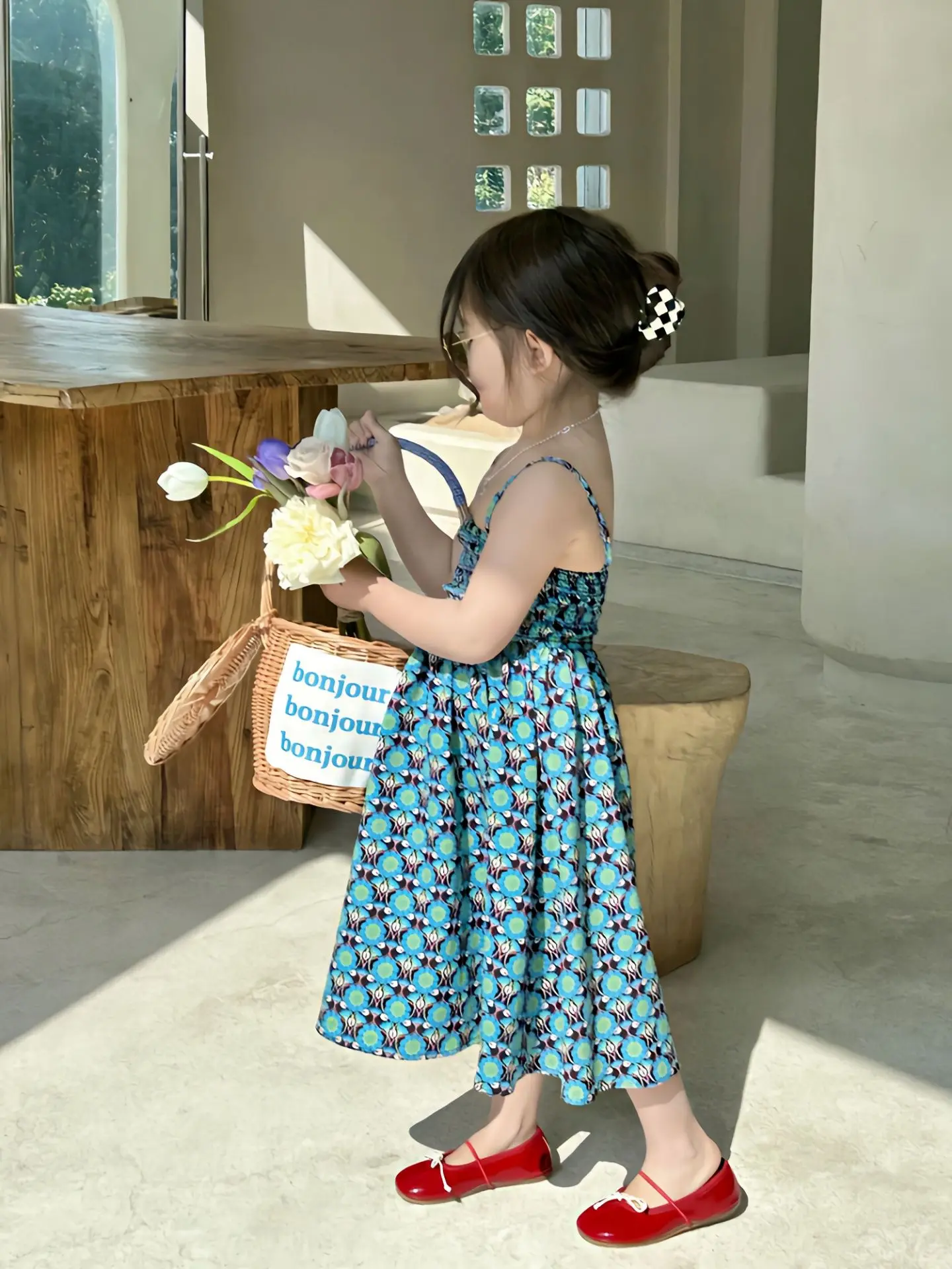 

Girls Casual Dresses Korean Soft Comfortable Pretty Lovely Lively Casual Simple Fashion Loose Sweet New Pattern Artistic