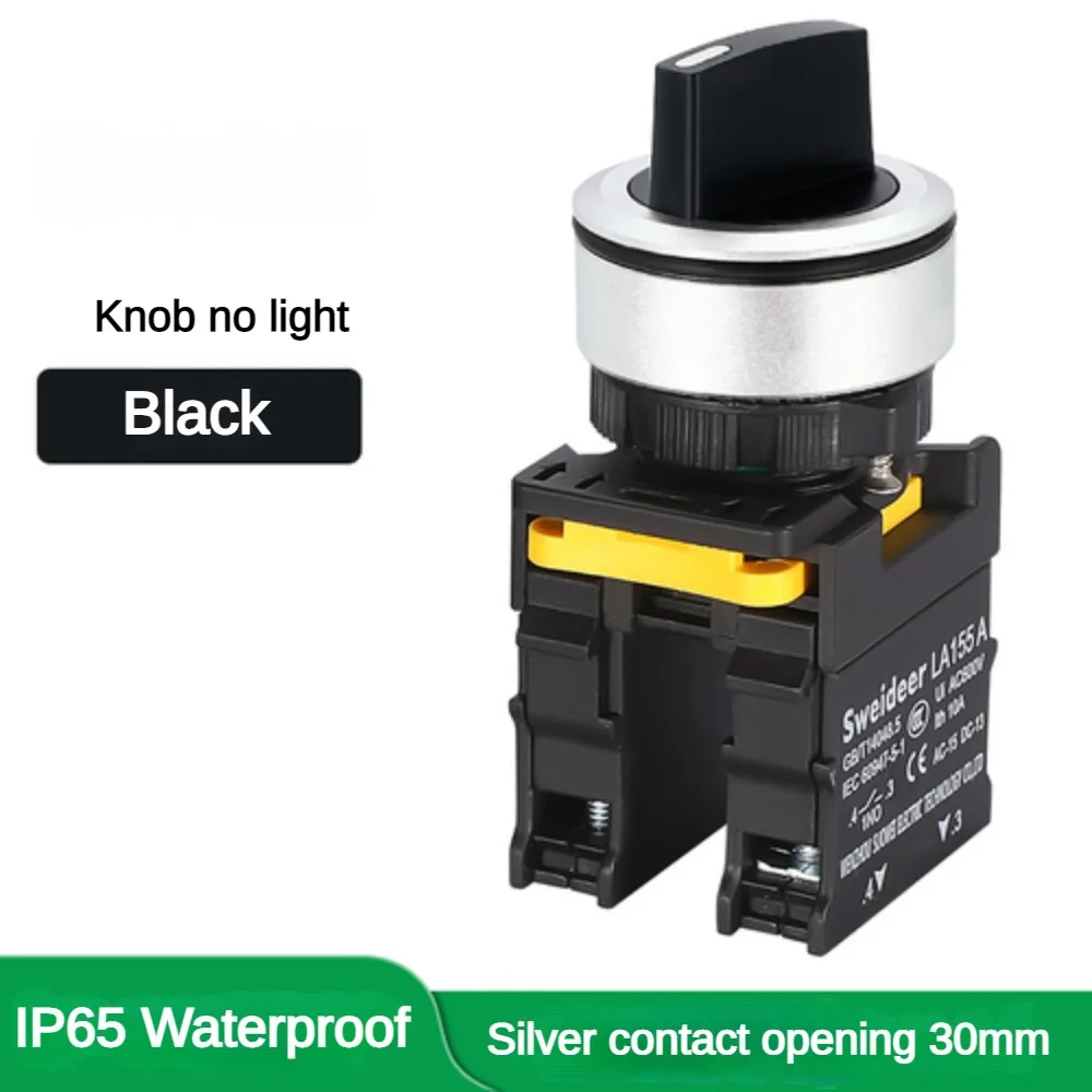 

Ручка переключателя Sweideer 30 мм 1NO/2NO/1NO1NC 12/24/220В 10А