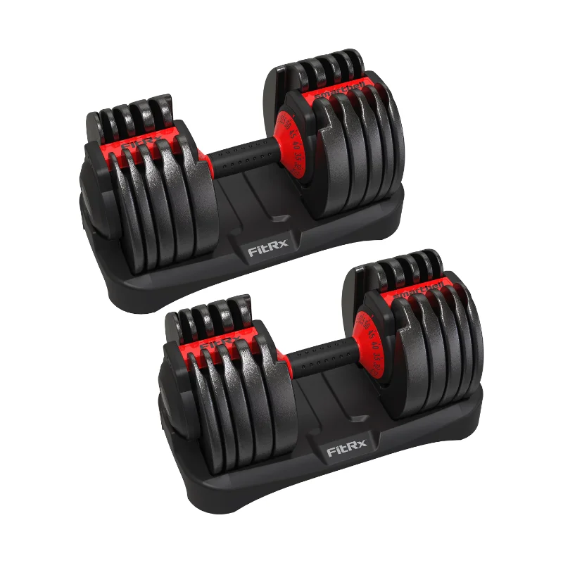 

Dumbbells SmartBells Set Quick Select Adjustable Dumbbells, 5-52.5 Lbs., Pair