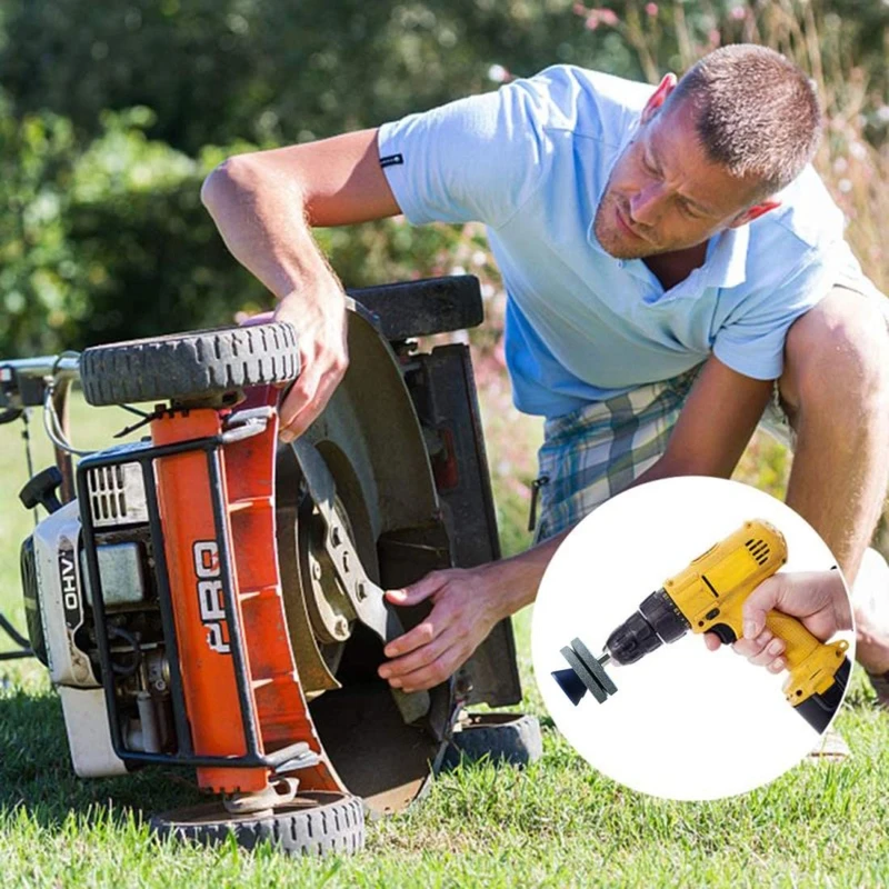 Точилка для газонокосилки шлифовальная роторная дрель ножа ручной дрели