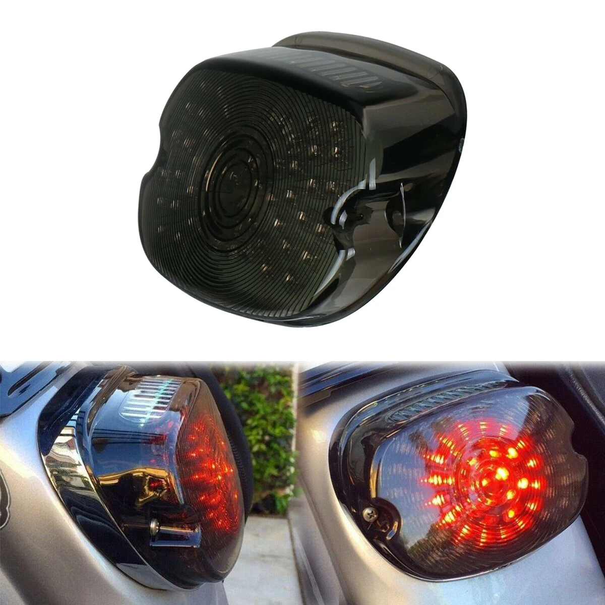 

Motorcycle Tail Light Turn Indicator Signal Light Lamp 60 LEDsTaillight For Harley Softail Dyna Sportster Motorcycle Accessories