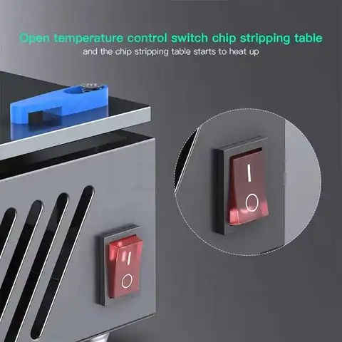 Станция предварительного нагрева, сварочный стол для материнской платы с постоянной температурой для ремонта чипа печатной платы, платформа для нагрева процессора, станция для удаления клейкости