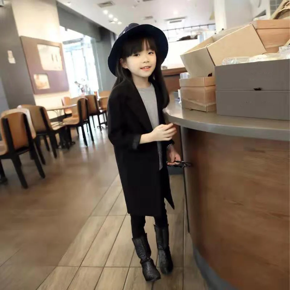 

For Age Children 3-12 Clothes Girls Boys Jackets Coats Toddler Kids Long Outwear New Fashion Autumn Winter Girls Boys Coats