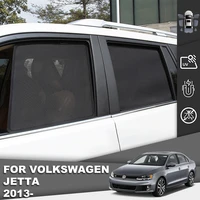 for volkswagen vw jetta iv 2010 2018 magnetic car sunshade sunshield front windshield frame curtain rear side window sun shade