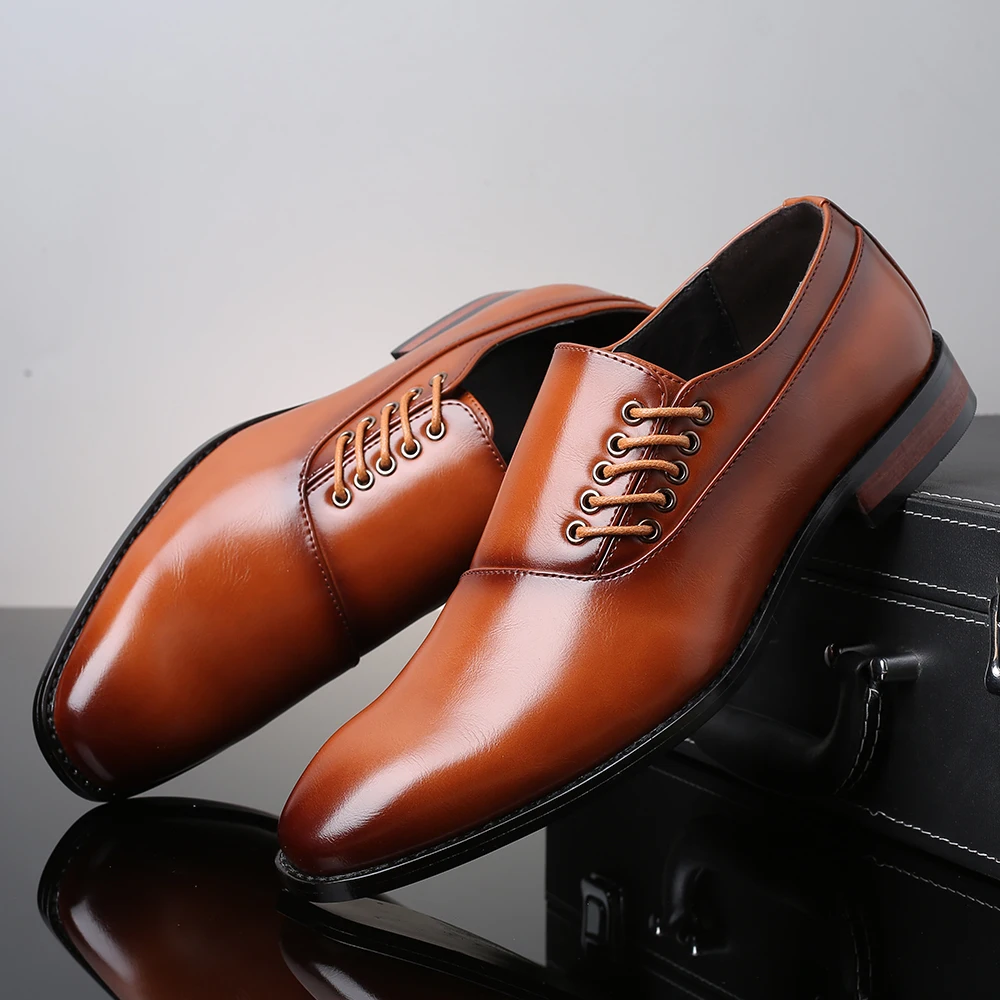 

Мужские строгие классические кожаные туфли ручной работы для мужчин на плоской подошве для свадьбы подходящие ко всему итальянские повседневные деловые дизайнерские оксфорды туфли лоферы