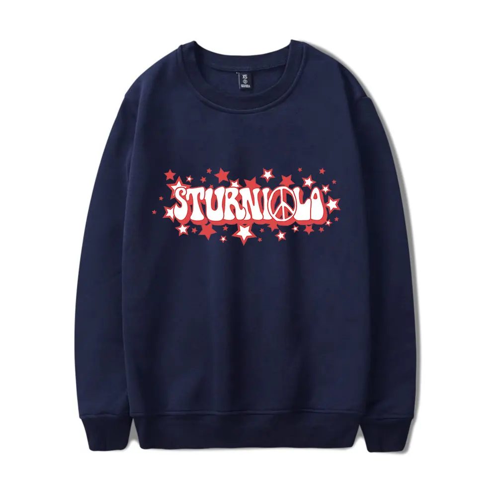 Фото Толстовка Sturniolo Triples Sturniolo Peace & Stars, винтажная толстовка 90-х годов, уличная одежда в стиле Харадзюку, толстовка унисекс, пуловер №4