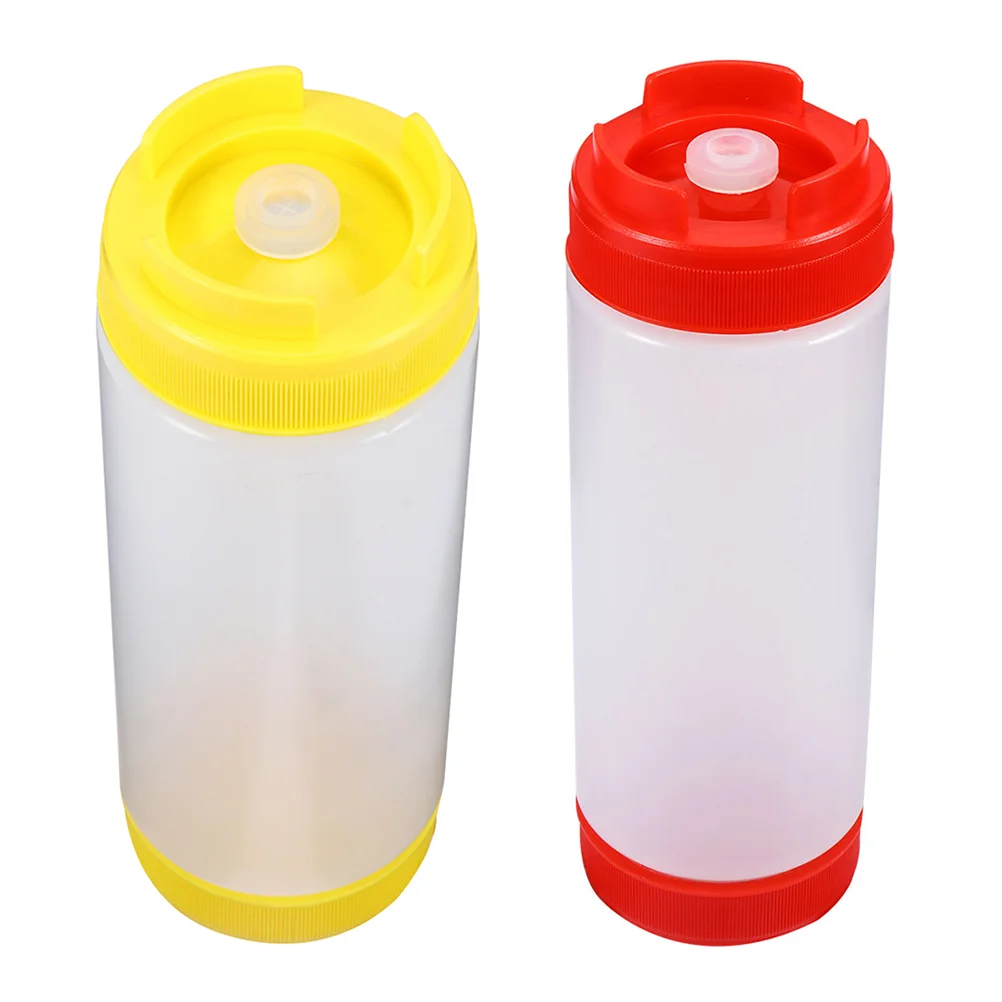 

2 шт., пластиковые бутылки для соуса