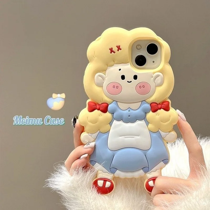 

Cartoon Princess Alice for Iphone11/12/13/14pro Max Apple Silicone Phone Case