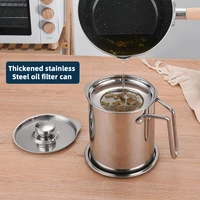 obelix stainless steel oil filter pot oil filter jug storage can grease strainer storage tank restaurant kitchen cooking tools