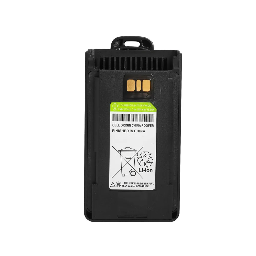 Walkie Talkie FNB-V134 2600mAh Li-ion Battery for VX264 EVX-534 EVX-539 Radio