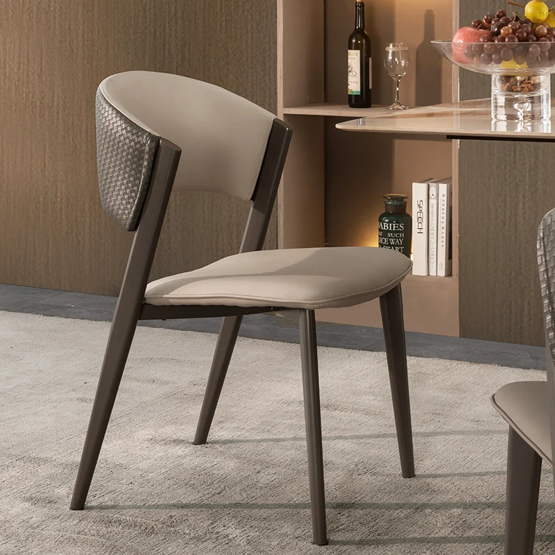 

Nordic Ergonomic Dining Chairs Designer Mobile Garden Dining Chairs Luxury Kitchen Cadeiras De Jantar Living Room Chairs WJ40XP