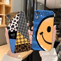 funny smiley phone case for iphone 12 pro 11 pro max 13 xr xs 7 8 plus silicone protective cover for iphone xr 6s 12 mini coque
