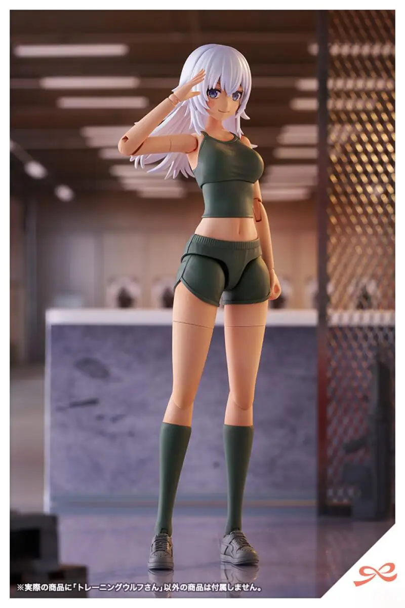 Фото Оригинальная коллекционная фигурка Kotobukiya Sousai Shojo Teien Wolf Training Outfit, аниме-модель, сборная игрушка, в наличии №3