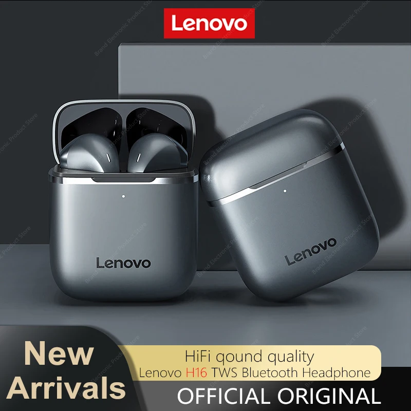 

Original Lenovo H16/H16 Pro TWS Earphone Bluetooth 5.1 Wireless Headphones Waterproof Sport Headsets Noise Reduction Earbuds