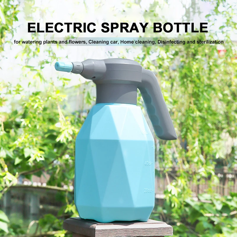 

2L Electric Water Spraying Kettle USB Home Sprinkler Flower Watering Pot Home Gardening Rechargeable Spray Pot Disinfection Spra