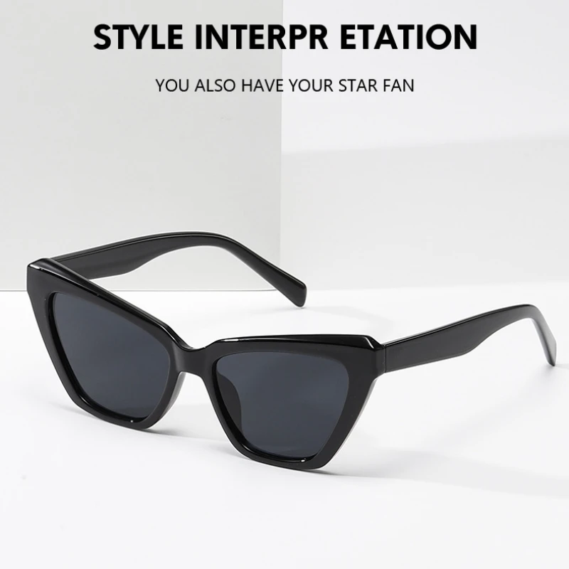 

New Personalized Cat Eye Sunglasses 9170 Street Shooting Versatile Women's Sunglasses Simple Sunglasses