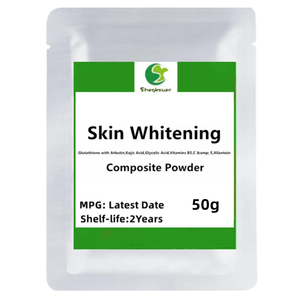

50-1000g Best Skin Whitening Composite Powder/Glutathione with Arbutin/ Kojic Acid / Glycolic Acid Vitamins B5 /C & E/Allantoin