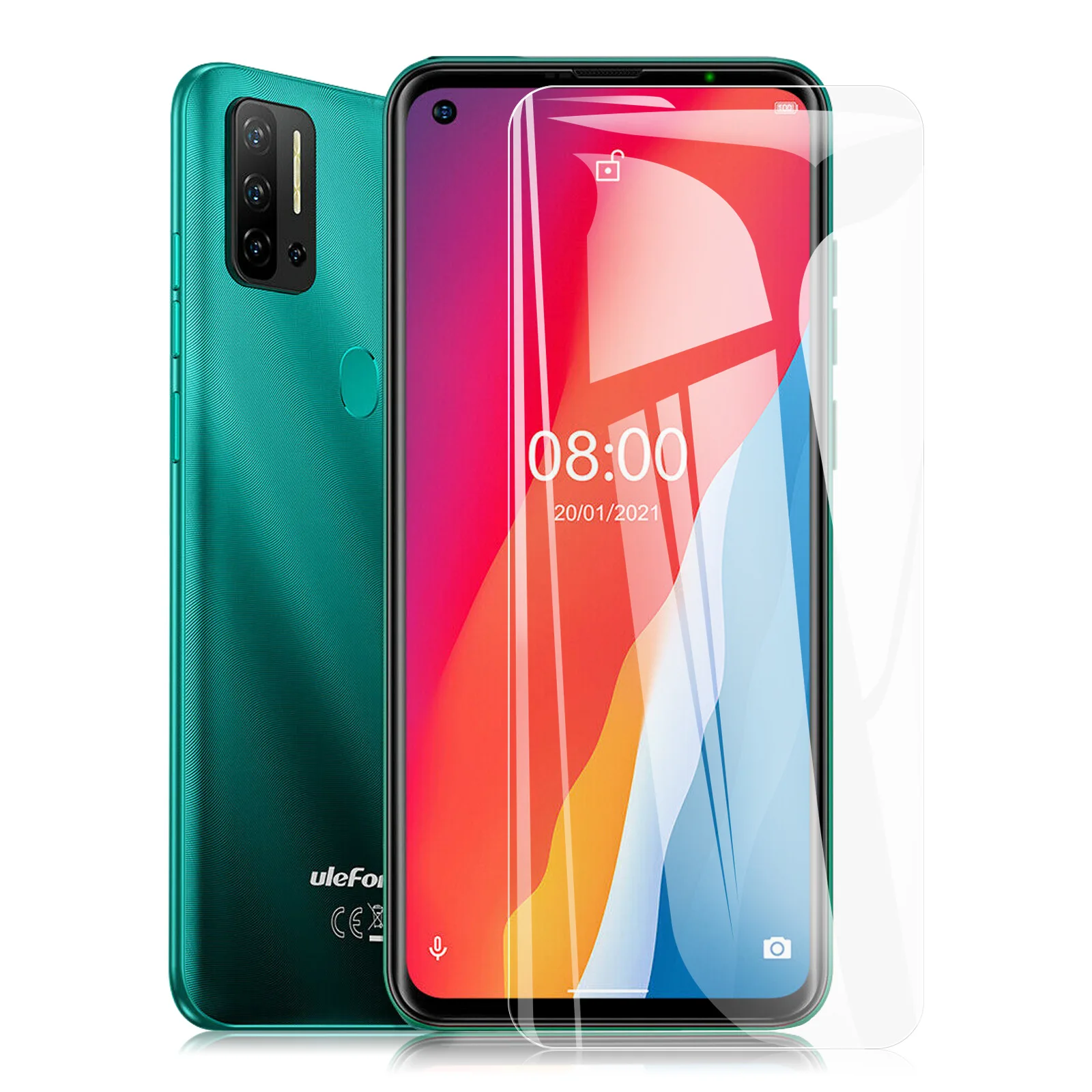 For Ulefone Note 6 10 6P 11P HD Tempered Glass Full Cover Screen Protector For Ulefone Note11P Clear Ultra-thin Protective Film